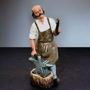 Signed Royal Doulton &quot;The Blacksmith&quot; Figurine HN 2782, 1986