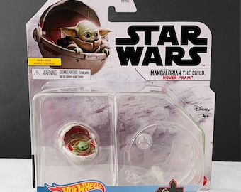 Hot Wheels The Mandalorian The Child Hover Pram, Star Wars Starships Series