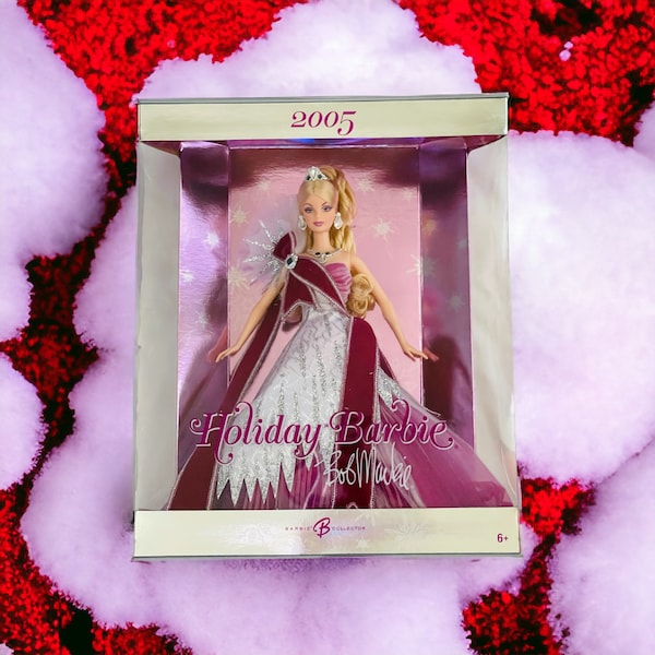 Bob Mackie Holiday Barbie #G8058, Mattel 2005