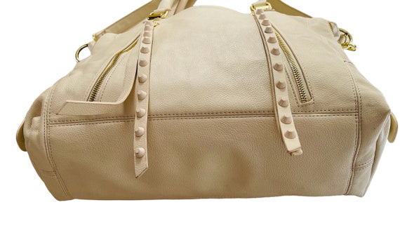 Steve Madden Satchel Shoulder Tote Bag, Cream - image 6