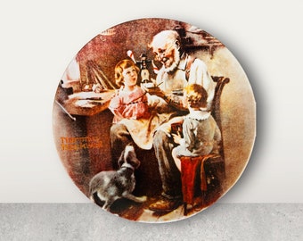 Norman Rockwell "Heritage Collection" Collector Plates 1-3