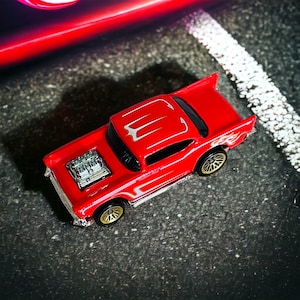Hot Wheels &#39;57 Chevy Collector #1077 1976 Recast, Mattel 1999