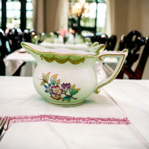 Herend Queen Victoria Creamer, Circa 1960-1970