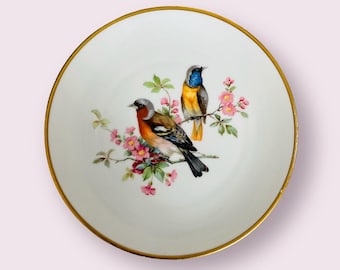 Alboth Kaiser Porcelain Bird Plate-Vintage