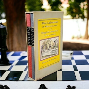 Alice&#39;s Adventures in Wonderland & Through the Looking-Glass by Lewis Carroll, Random House Centennial Edition, 1965