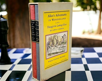 Alice's Adventures in Wonderland & Through the Looking-Glass by Lewis Carroll, Random House Centennial Edition, 1965