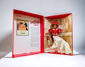 Barbie-Soda Fountain Sweetheart Barbie Doll With Original Shipper Box & Packing Slip #15762, Coca-Cola, Mattel 1996