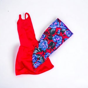 Barbie &quot;Pretty Choices&quot; #4119 Red Dress & Floral Wrap, Mattel 1987