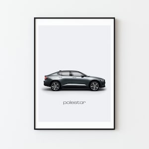 POLESTAR 2 POSTER Prints Wallpaper Wall Art for Kids Boys Room Decor Children Home Office Art Nursery Decor College Dorm