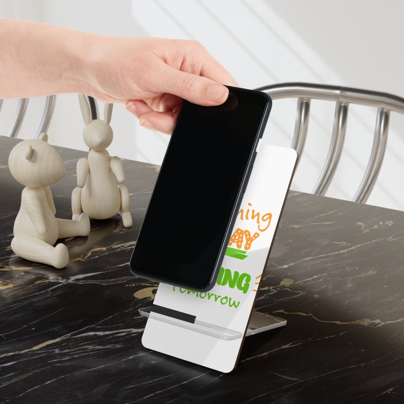 Mobile Display Stand for Smartphones Personalised With Name Etsy