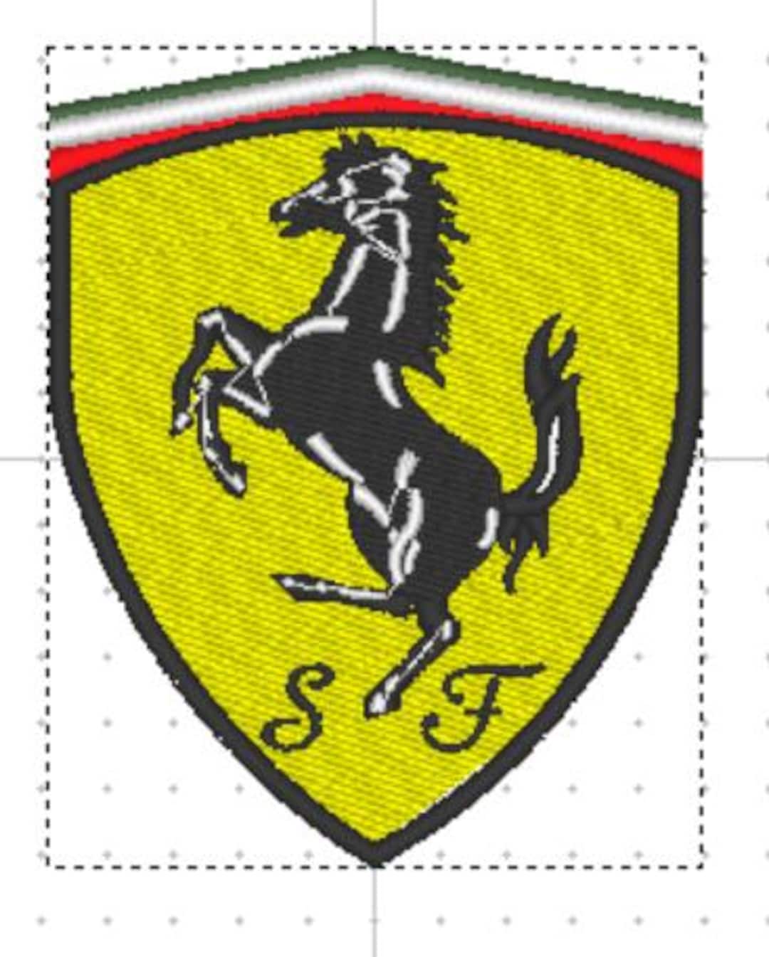 FERRARI 刺繍ロゴ入りデザインジャンパー　　　新品未使用品　Mサイズ　黒 FERRARI 刺繍ロゴ入りデザインジャンパー 新品未使用品 Mサイズ