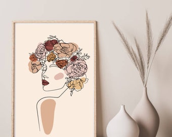Boho Wall Art Set| Wall Decor Bedroom Boho| Bedroom Art Boho| Terracotta Art |bedroom wall art boho | Poster Stylish boho | Decor Wall Print