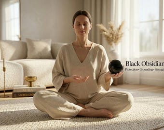 Black Obsidian Sphere – Polished Crystal Ball