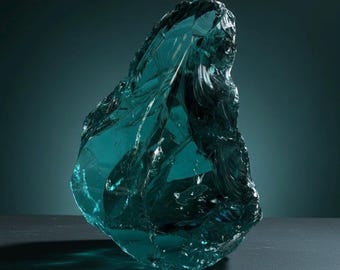 Cristal Andara de Agua Marina: Cristal monoatómico de alta vibración, piedra curativa