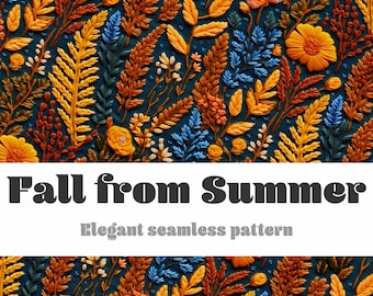Fichier de broderie sans couture, broderie florale sans couture, motif bohème de base de chalet sans couture, modèle sans couture de broderie de fleurs sauvages colorées PNG JPEG