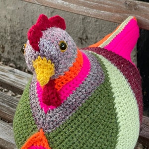 Emotional Support Chicken Crocheted the original and legal version image 2