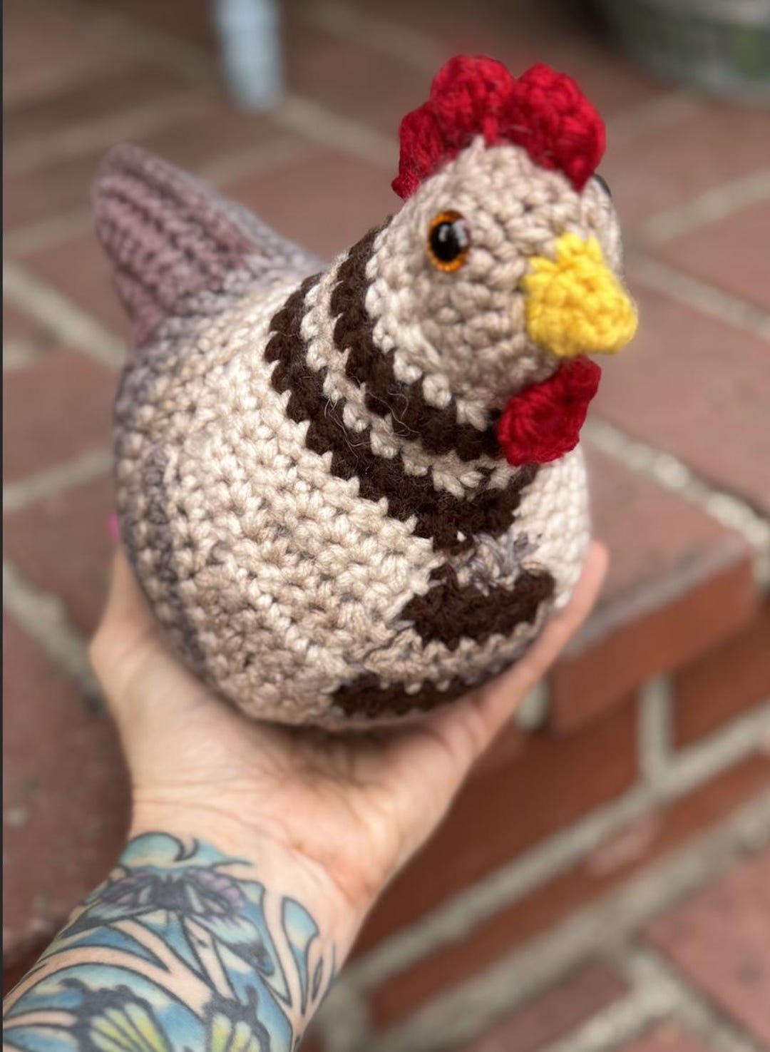 Support Chicken Pattern Emotional Support Chicken Jr® Crochet Pattern - Etsy
