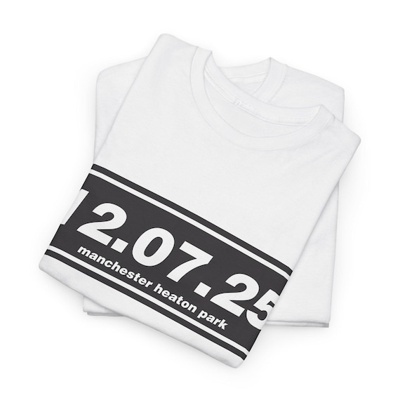 Oasis Live'25 12.07.25 Manchester Oasis Tour T Shirt 2025 - Etsy