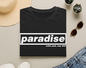 Oasis Live 27 Celtic Park Glasgow Scotland Paradise T Shirt