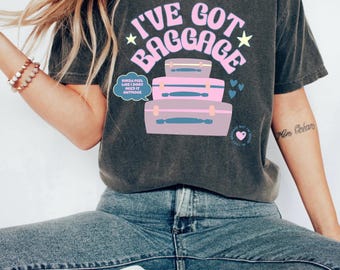 I Got Baggage Shirt, Patterns Tour, Kelsea Comfort Colors Tee