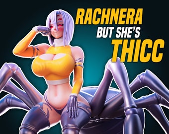 Rachnera | Fan Art | 3D Printed | Resin Model Garage Kit | *Un-Painted* | Officer Rhu