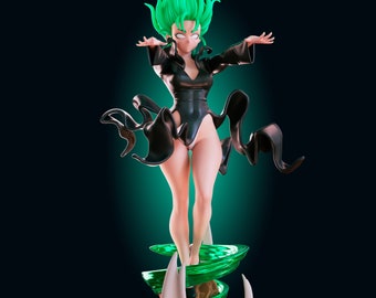 Tornado Girl | Fan Art | 3D Printed | Resin Model Garage Kit | *Un-Painted* | Officer Rhu