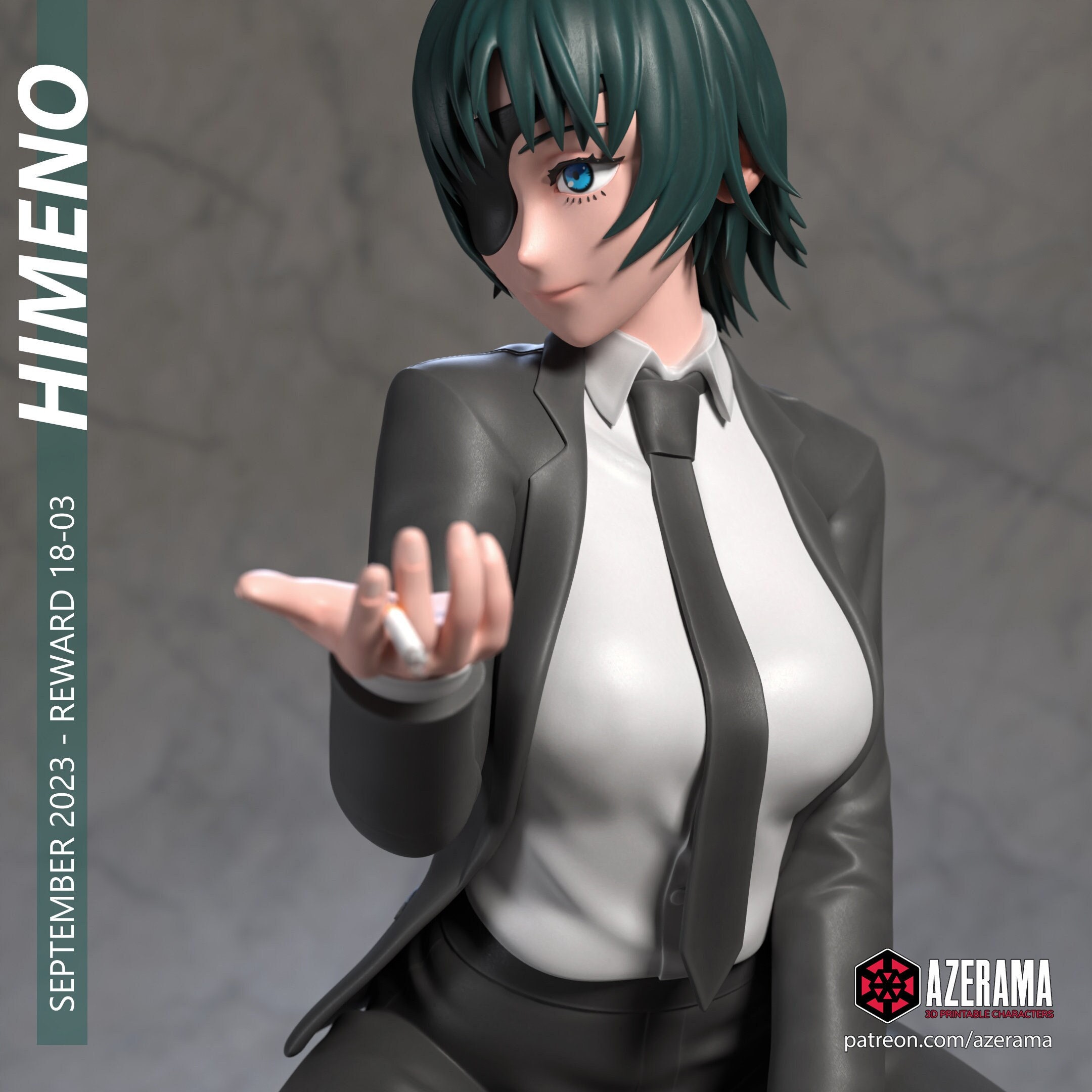 Himeno from Chainsaw Man Costume, Carbon Costume