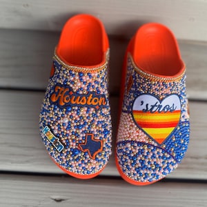 Adult Custom Platform Bling Crocs