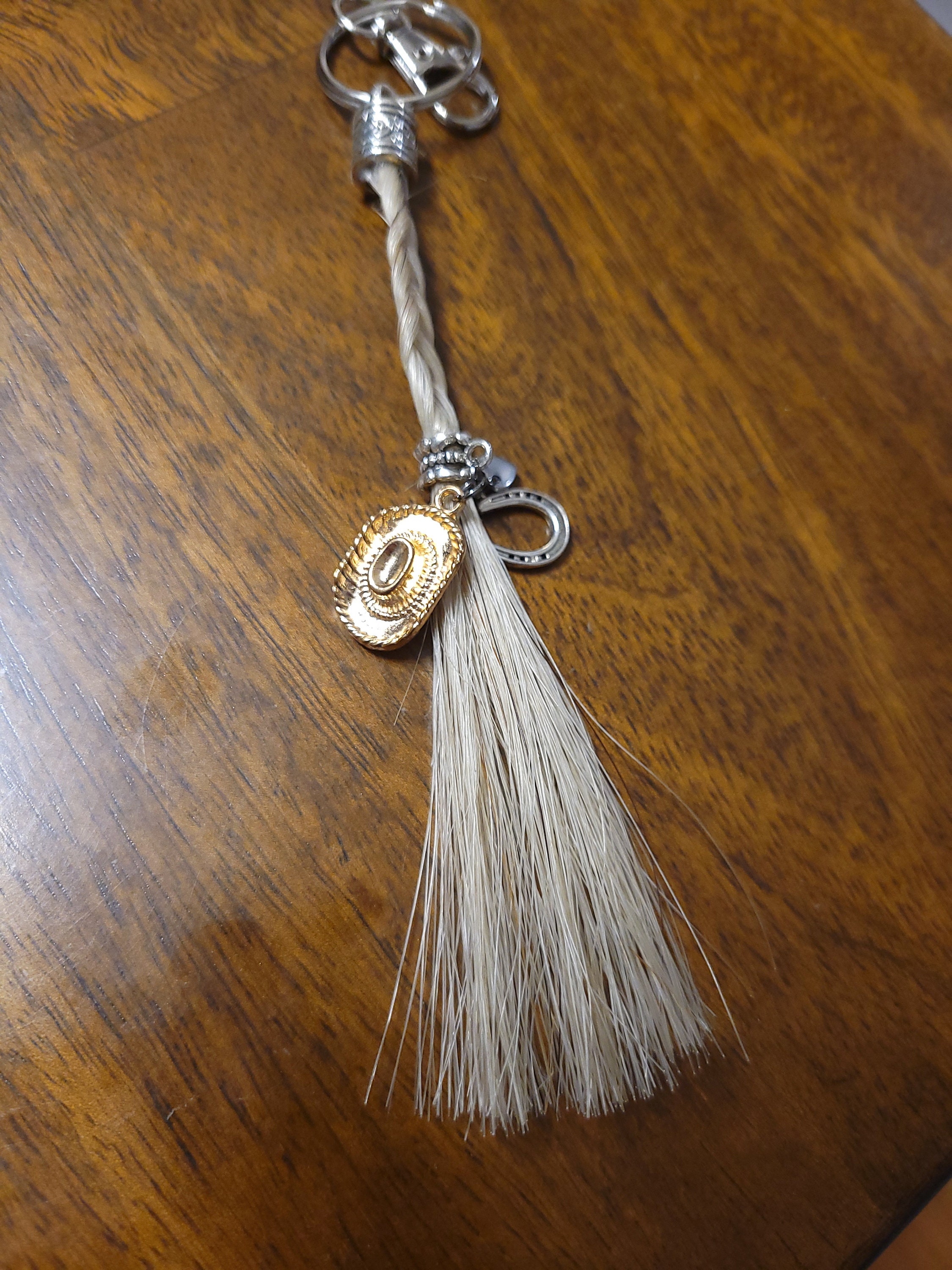 Braided Horse Hair Keychain - Etsy