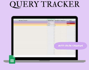 Auteurquerytracker | Query- en publicatieorganisator | Digitale schrijfplanner | Traditionele uitgeverij voor zoekopdrachten Google Spreadsheets