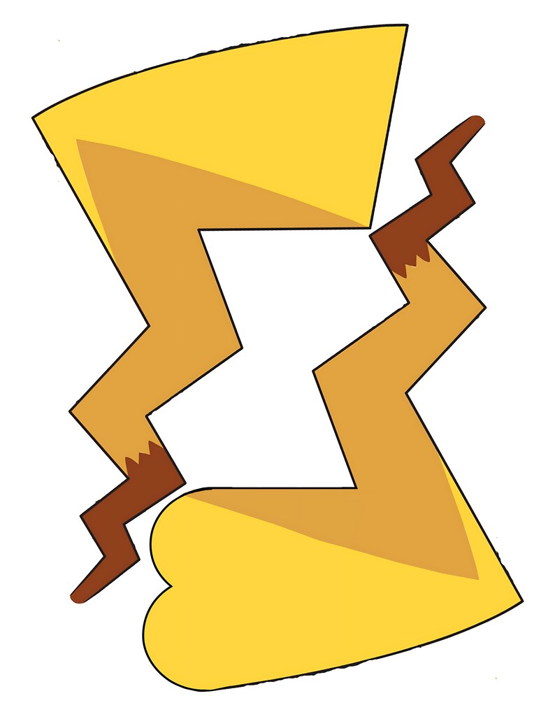 Pin the Tail on Pikachu Game, Printable & Instant Download, DIY Kids ...