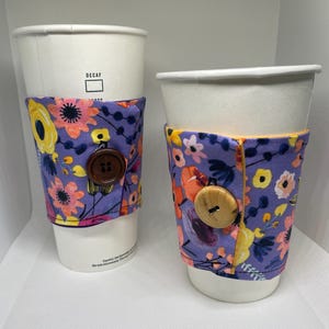 Flower Coffee Cozies