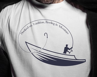 Fisherman t-shirt, Love fishing tee, Father's Day gift, Grandfather gift, Fishing hobby tee, Fishing sports tee, Fishing t shirt, Men's tee