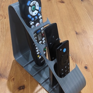 3D Printed TV Remote Holder Able to Hold Four Different Remote Sizes