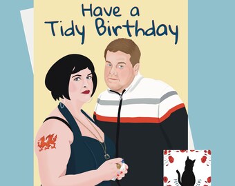 Tarjeta de cumpleaños de Smithy y Nessa: Saludo divertido de Gavin y Stacey