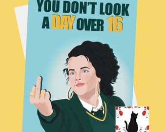 Derry Girls Birthday Card: Funny TV Comedy Greeting