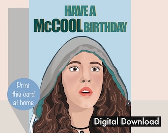 Derry Orla - Cumpleaños divertido - Imprima en casa - Imprima - Tarjeta de felicitación de cumpleaños (Descarga digital)