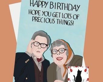 Precious Things - TV Comedy - Funny Birthday Greeting Card - 5x7 inch, Funny birthday, cute birthday