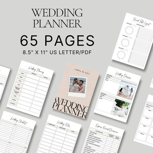 Wedding Planner Printable, Printable Wedding Planner Pages, Wedding Plan Bundle, Wedding Planning Book, Wedding Planner PDF, Editable
