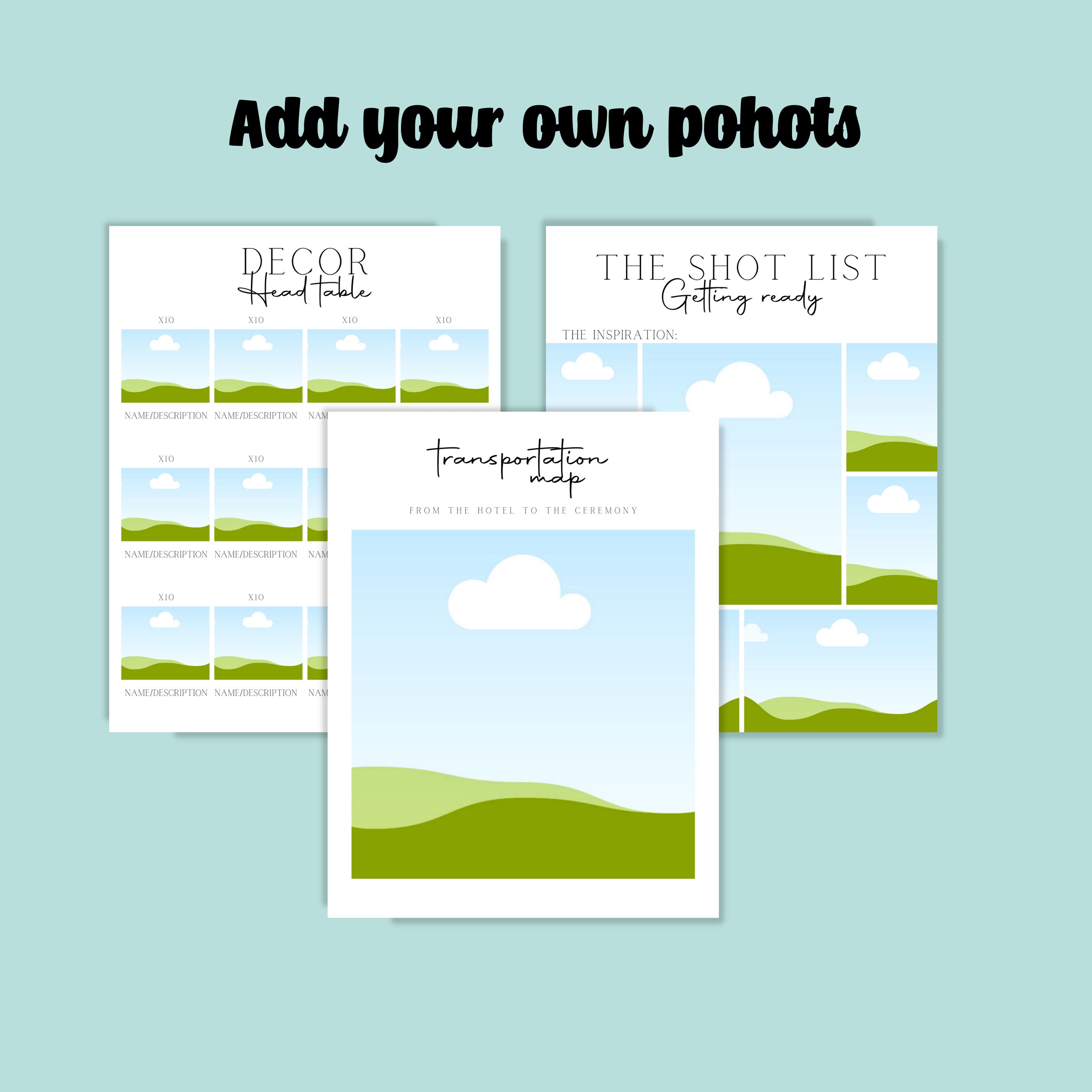 Wedding Day Binder Template Wedding Day Coordination Wedding Etsy