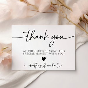 Cartões de agradecimento de casamento personalizados, cartões de agradecimento de casamento, cartões de agradecimento de casamento, cartões postais de agradecimento, casamento