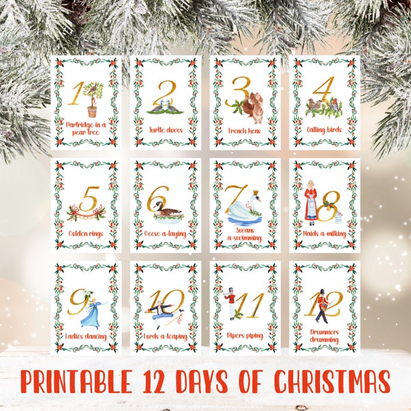 12 Days of Christmas - Etsy