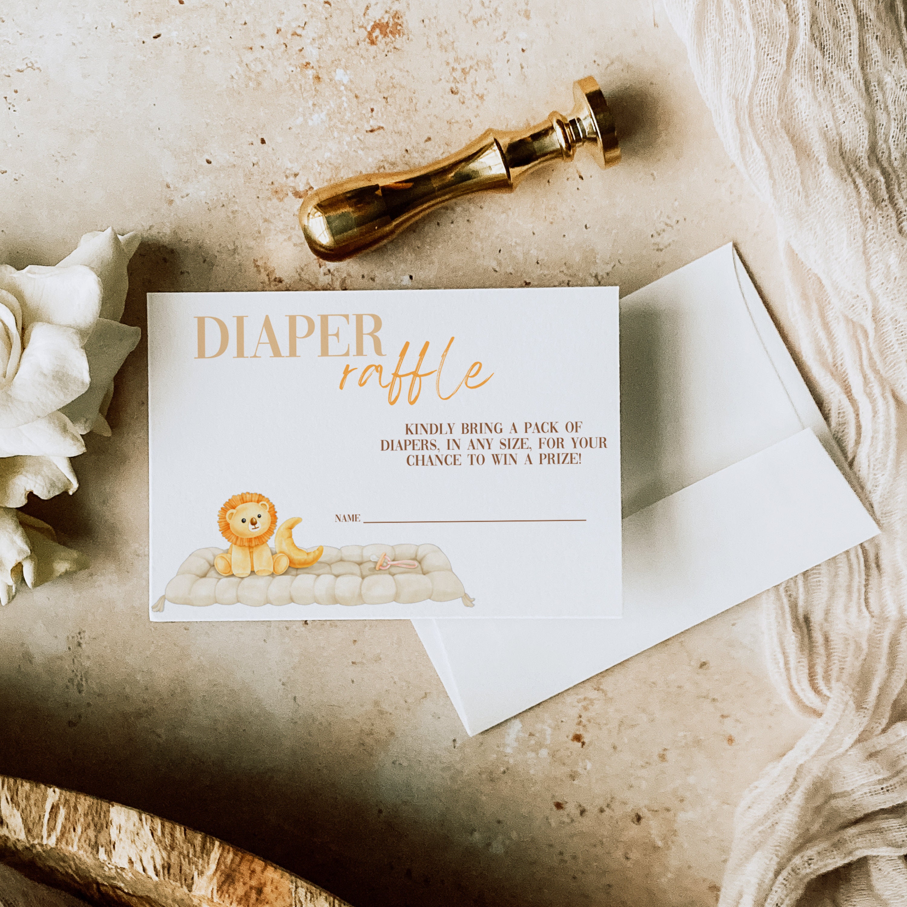 Lion Baby Shower Invitation, Boy Lion Baby Shower Invite, Safari Lion ...