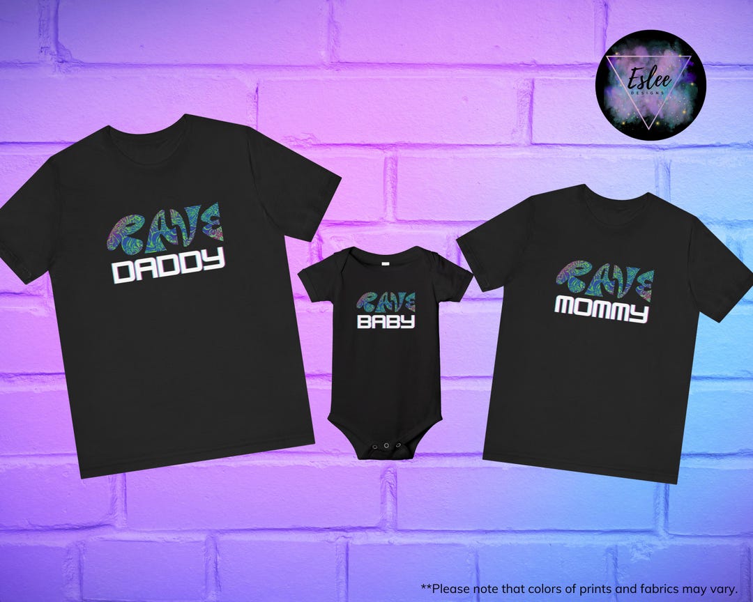 Family Rave Matching Shirts, Rave Daddy Shirt, Rave Mommy Shirt, Rave ...