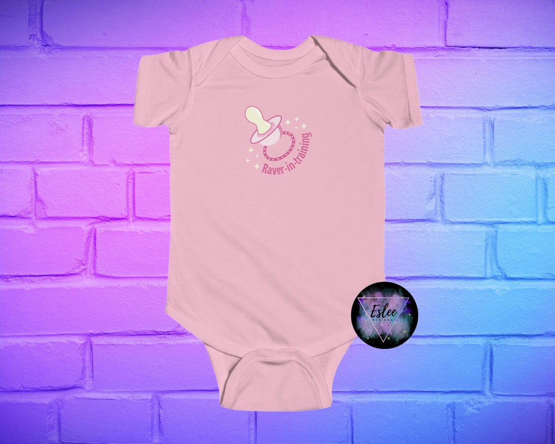 Raver in Training Bodysuit, Baby Rave Clothes, Little Black One Piece ...