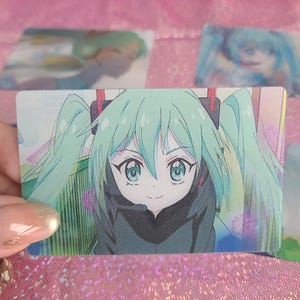 Hatsune Miku Motion Card – Anime Bookmark Gift