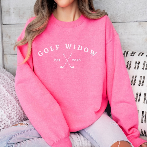 Classic Golf Wife Sweatshirt, Cute Golf Sweater, Classic Golf Shirt, Abandoned Golf Wife Sweatshirt, Gift for Golf Widow, Golf Wife Gift