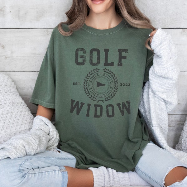 Oversized Golf Wife Shirt, Cute Golf Shirt, Golf Shirt for Her, Birthday Gift for Her, Golf Widow Gift, Golf Wife Gift, Vintage Shirt