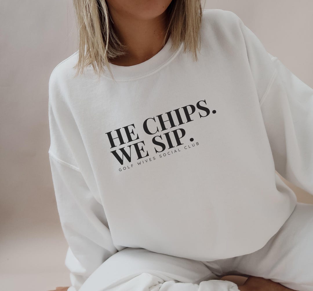 He’s Golfing Crewneck Sweatshirt