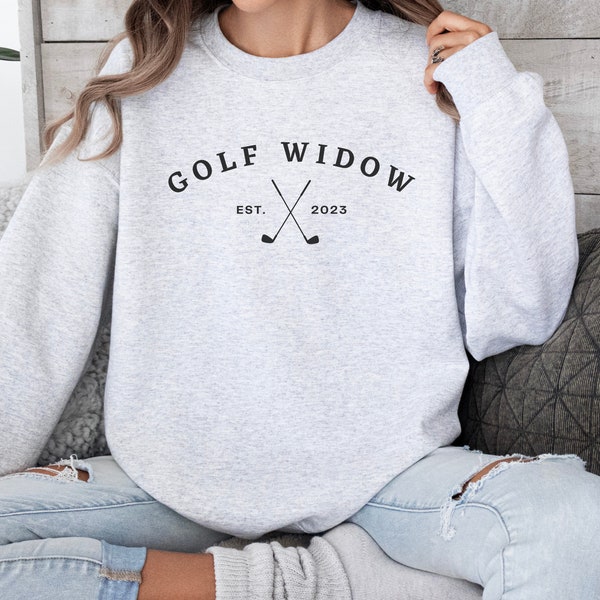 Classic Golf Wife Sweatshirt, Cute Golf Sweater, Classic Golf Shirt, Abandoned Golf Wife Sweatshirt, Gift for Golf Widow, Golf Wife Gift